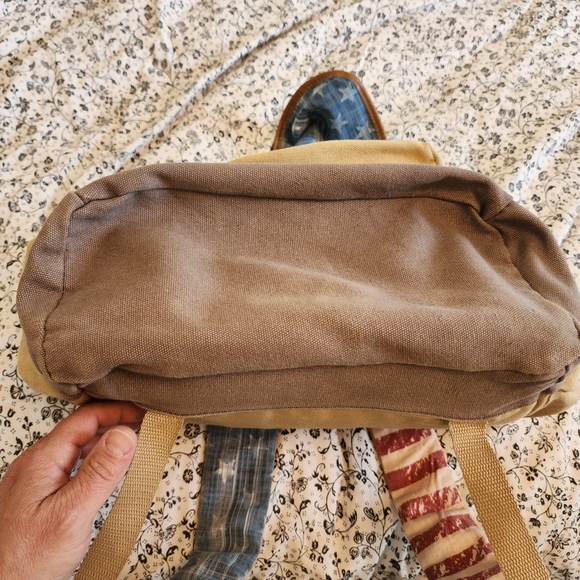 Field and Co canvas laptop rucksack Americana patriotic - Picture 2 of 10